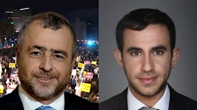 עקיבא נוביק ושמעון ריקלין, צילום: טוויטר עקיבא נוביק/פייסבוק שמעון ריקלין